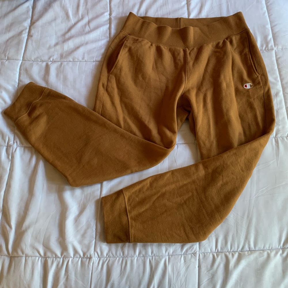 CHAMPION Reverse Weave Brown Joggers
